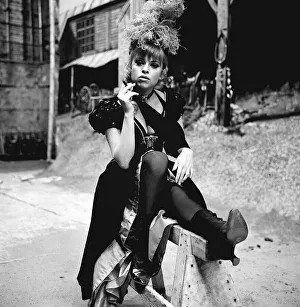 Thoughtful Prints: Carry On Cowboy Film 1965 Filming Adena Ronay with her arm in a sling