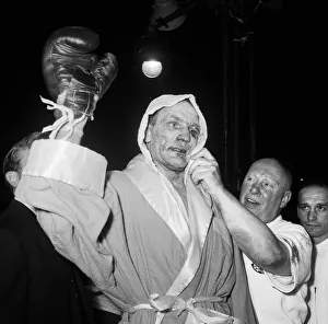 Cassius Clay aka (Muhammad Ali) vs Henry Cooper in their first fight at Wembley Stadium
