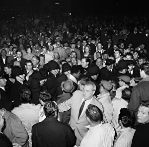 01011 Prints: Cassius Clay aka (Muhammad Ali) vs Henry Cooper in their first fight at Wembley Stadium