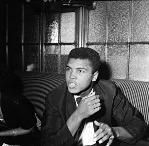 Portrait Posed Prints: Cassius Clay - Muhammad Ali - Jun 1963 World Heavyweight Champion after his victory
