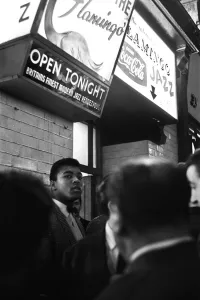 Heavy Weight Prints: Cassius Clay (Muhammad Ali) outside the Flamingo Jazz Club in Wardour Street