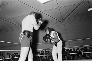Cassius Clay (Muhammad Ali) training in White City ahead of his fight with British