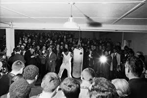 00985 Prints: Cassius Clay (Muhammad Ali) training in White City ahead of his fight with British