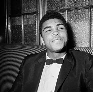 Cassius Clay - Muhammad Ali. World Heavyweight Champion after his victory over