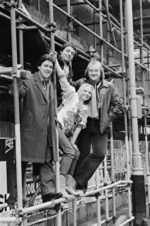 The cast of the BBC comedy satire Not The Nine O Clock News
