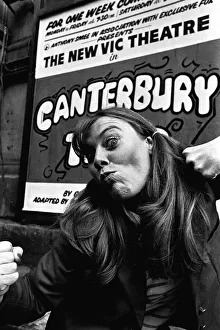 The cast of The Canterbury Tales, performed by the New Vic Theatre at Newcastle