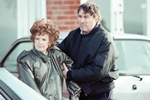 The cast of Coronation Street filming scenes for death of Alan Bradley