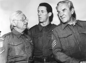 Cast Prints: The cast of Dad Army Clive Dunn Graham Hamilton and John Le Mesurier during