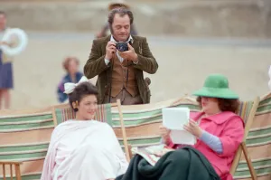 Some of the cast of The Darling Buds of May'pictured during the filming of