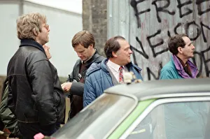 Series Prints: The cast of Only Fools and Horses'television series on set filming a