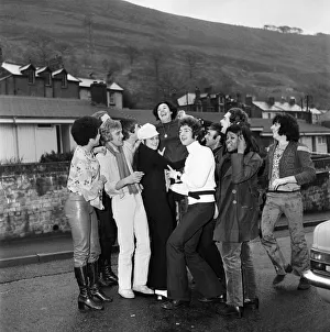 The cast of Hair'led by Victor Spinetti took a coach ride from London to