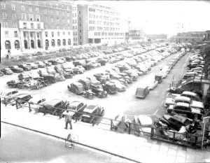 Castle Park, Bristol opposite the Prudential building, in 1959