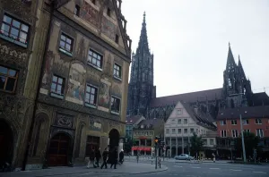 Core13 Prints: Cathedral and town hall at Ulm in Southern Germany circa 1980