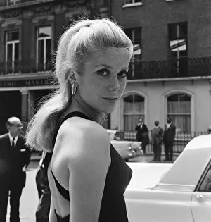 Catherine Deneuve, french actress and star of British psychological horror Repulsion