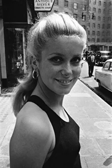 Catherine Deneuve, french actress and star of British psychological horror Repulsion