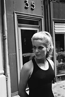 Catherine Deneuve, french actress and star of British psychological horror Repulsion