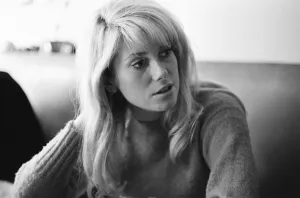 Catherine Deneuve, french actress in UK filming 1965 British psychological horror