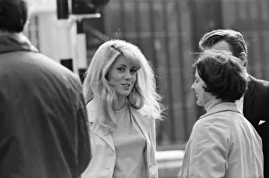 Catherine Deneuve, french actress in UK filming 1965 British psychological horror