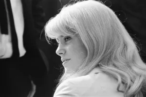 Catherine Deneuve, french actress in UK filming 1965 British psychological horror