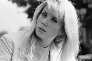 Catherine Deneuve, french actress in UK filming 1965 British psychological horror