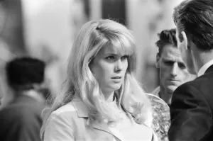 Catherine Deneuve, french actress in UK filming 1965 British psychological horror