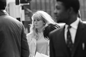Catherine Deneuve, french actress in UK filming 1965 British psychological horror