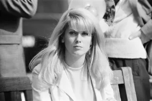 Catherine Deneuve, french actress in UK filming 1965 British psychological horror