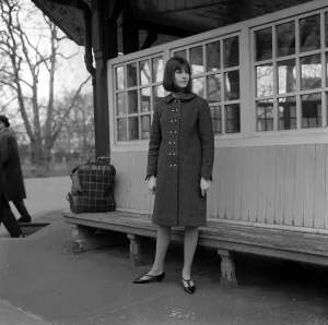Cathy McGowan TV presenter of Ready Steady Go 1964 in Lincoln Inns fields London