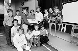 Celebrating was a piece of cake for these members of the 2nd Huddersfield Boys