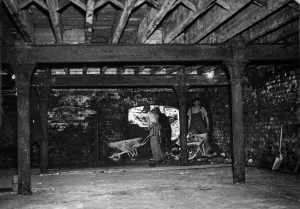 Derbyshire Prints: Cellars of serval firms in Derby are being rapidly adapted as public air raid shelters