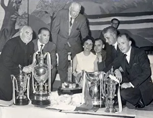 01508 Prints: celtic put their cups on display Championship trophy league cup Our lady