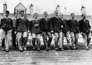 Celtic FC team players at Turnberry winners of Scottish Cup