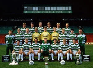 Images Dated 1st September 1988: Celtic football team squad September 1988
