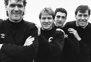Celtic players on the training ground ahead of their titanic tussle against Rangers