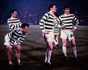 00253 Collection: Celtic versus Feynoord 1970 European Cup Final Celtic players despondent after