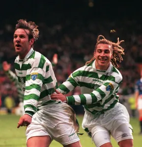 Celtic versus Rangers Scottish Football 2nd January 1998 premier league