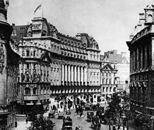 Central London - a view of Alwych, showing The Waldorf Hotel