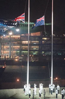 Ceremonial scenes for the official handover of Hong Kong to China as the 99 year lease