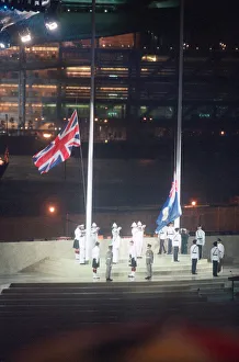 Ceremonial scenes for the official handover of Hong Kong to China as the 99 year lease
