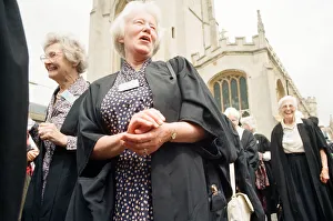 A ceremony to mark the 50th anniversary of the introduction of degrees for women