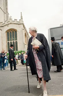 A ceremony to mark the 50th anniversary of the introduction of degrees for women