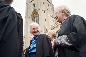 A ceremony to mark the 50th anniversary of the introduction of degrees for women