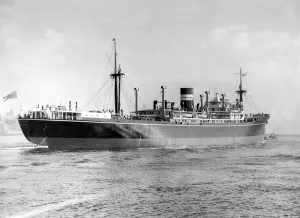 The Chakdina the third of four motor ships for the British India Steam Navigation Co. Ltd