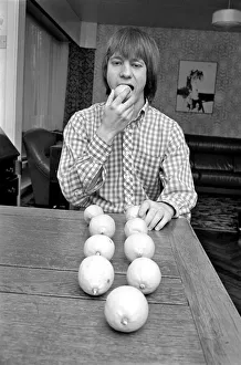 Lemons Prints: Champion Lemon Eater. Student Paul Natschowny of Hatfield Polytechnic
