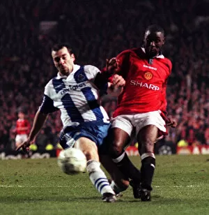 Images Dated 5th March 1997: Champions League Quarter Final First Leg match at Old Trafford