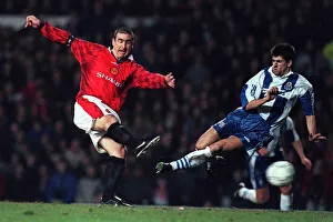 Champions League Quarter Final First Leg match at Old Trafford