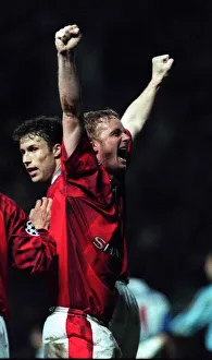 Champions League Quarter Final First Leg match at Old Trafford