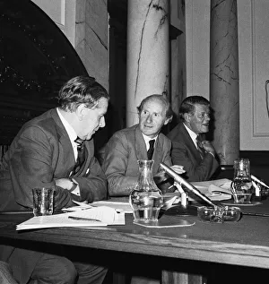 Finance Prints: Chancellor of the Exchequer Anthony Barber with General Secratary of the TUC Vic Fether