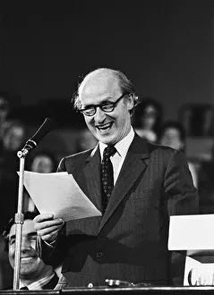 Finance Prints: Chancellor of the Exchequer Anthony Barber makes a speech at the second