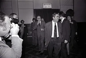 01503 Prints: Chancellor of the Exchequer Denis Healey who cancelled his trip to the Commonwealth